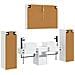 Set di mobili per il bagno 6 pcs Bianco - Foto miniatura 9