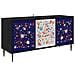 Mobile TV MAINZ 102 x 33 x 51 cm Rovere Nero - Foto miniatura 1