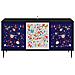 Mobile TV MAINZ 102 x 33 x 51 cm Rovere Nero - Foto miniatura 4