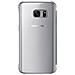 Flip Cover Custodia Clear View Originale per Galaxy S7 - Argento - Foto miniatura 2