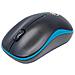 IM 1000-WL-BBL - Mouse Ottico Wireless con Micro Ricevitore USB 1000dpi Nero / Azzurro - Foto miniatura 1