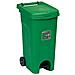 Pattumiera 80Lt C / Ped+Ruote Verde 25601 - Foto miniatura 1