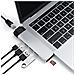 Pro Hub USB-C con Ethernet + HDMI 4k Colore Silver - Foto miniatura 3