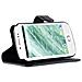 Custodia Compatibile Con Wiko Sublim In Nero Carbone - Coperchio Protettiva Con Chiusura Magnetica, Funzione Stand E Tasca Per Le Carte - Foto miniatura 10