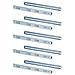 3043505 Coppia Di Guide / binari Con Cuscinetti A Sfere Ad Estrazione Totale 45mm X 450mm Per Cassetto, Set Di 5 - Foto miniatura 1