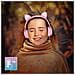 Cuffie Bluetooth Design Cat Ears Light Animation 12h - Foto miniatura 3