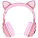 Cuffie Bluetooth Design Cat Ears Light Animation 12h - Foto miniatura 1