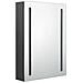 Armadietto Bagno con Specchio e LED Grigio 50x13x70 cm - Foto miniatura 2