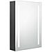 Armadietto Bagno con Specchio e LED Grigio 50x13x70 cm - Foto miniatura 1