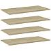 Ripiani per Libreria 4pz Rovere Sonoma 80x40x1,5cm Multistrato - Foto miniatura 1