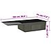 Lavello Da Cucina Lavorato A Mano Nero In Acciaio Inox - Foto miniatura 4
