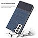 Custodia Compatibile Con Samsung Galaxy S21 Plus In Blu Scuro Nero - Coperchio Protettiva Con Chiusura Magnetica, Funzione Stand E Tasca Per Le Carte - Foto miniatura 8