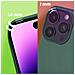 Cover Per Iphone 14 Pro Max Ibrida Semirigida Sottile Leggera Verde Salvia - Foto miniatura 3