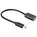 Adattatore Usb Da Usb-c Maschio 3.1 A Usb-a Femmina Otg Nero 15 Cm - Foto miniatura 1