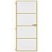 Porta Interni Sottile Oro 83x201,5cm Vetro Temperato Alluminio - Foto miniatura 3