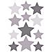 Adesivo Murale Stelle Grigio - Foto miniatura 1