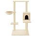 Albero Per Gatti Con Tiragraffi In Sisal Crema 95 Cm - Foto miniatura 2