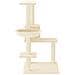 Albero Per Gatti Con Tiragraffi In Sisal Crema 95 Cm - Foto miniatura 3