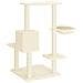 Albero Per Gatti Con Tiragraffi In Sisal Crema 95 Cm - Foto miniatura 4