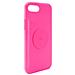 Cover Per Iphone 6/7/8/se (2022) Serie Icon Silicone Piastra Metallica, Fucsia - Foto miniatura 1
