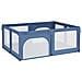 Box Per Bambini Con 2 Porte Blu Chiaro In Tessuto Oxford - Foto miniatura 2