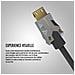 Cavo Hdmi M1000 Uhd 4k Hdr 22.5 Gbit/s 3m, Argento - Foto miniatura 5