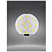 3 X Lampadina 12 Led Luce Naturale Lampada Slim Piastra Tonta G4 2 Watt - Foto miniatura 1