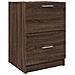 Mobile Lavabo Rovere Marrone 40x37x59 Cm In Truciolare - Foto miniatura 2