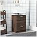Mobile Lavabo Rovere Marrone 40x37x59 Cm In Truciolare - Foto miniatura 3