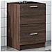 Mobile Lavabo Rovere Marrone 40x37x59 Cm In Truciolare - Foto miniatura 1