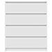 Credenza Bianca 80x35x99 cm in Legno Multistrato - Foto miniatura 8