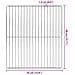 Griglia BBQ  Rettangolare 40x35 cm in Acciaio Inossidabile 304 - Foto miniatura 6