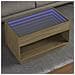 Tavolino da Salotto con LED Infinity Rovere Sonoma 90x50x50 cm - Foto miniatura 2