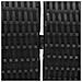 Pannello Separatore 4 Pannelli Pieghevole Nero 195x180 cm Polirattan - Foto miniatura 7