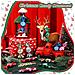 Mini Ornamenti Natalizi A Forma Di Caramella - Set Da 6, Decorazioni Festive Da Appendere All'albero Red - Foto miniatura 4