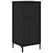 Mobile da Bagno Nero 39.5 x 36 x 88 cm Legno multistrato - Foto miniatura 1