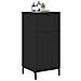 Mobile da Bagno Nero 39.5 x 36 x 88 cm Legno multistrato - Foto miniatura 3