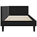 Cornice del letto ad angolo Altro con testiera Nero 90 x 200 cm - Foto miniatura 7