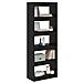 Armadio per Libri Rovere nero 60 x 30 x 166 cm - Foto miniatura 3