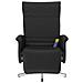Poltrona Reclinabile Massaggiante Poggiapiedi Nera Similpelle - Foto miniatura 3