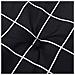Cuscino per Panchina da Giardino Plaid Nero 180 x 50 x 4 cm - Foto miniatura 5
