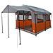 Tenda Familiare con tetto Grigio e arancione 324 x 255 x 230 cm - Foto miniatura 1