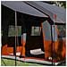 Tenda Familiare con tetto Grigio e arancione 324 x 255 x 230 cm - Foto miniatura 3