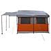 Tenda Familiare con tetto Grigio e arancione 324 x 255 x 230 cm - Foto miniatura 5