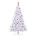 Albero di Natale artificiale Bianco 240 cm PVC e Acciaio - Foto miniatura 3