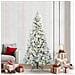 Albero di Natale Artificiale con Rami Pieghevoli Bianco 210 cm - Foto miniatura 2