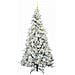 Albero di Natale Artificiale con Rami Pieghevoli Bianco 210 cm - Foto miniatura 3