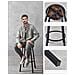 SGABELLI DA BAR 2 PEZZI Stile Loft Marrone Rustico per Cucina x2 - Foto miniatura 4
