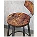 SGABELLI DA BAR 2 PEZZI Stile Loft Marrone Rustico per Cucina x2 - Foto miniatura 6