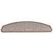 Tappetini per scale 20 pz 65x24x4 cm Marrone chiaro Semicircolari Grandi - Foto miniatura 3